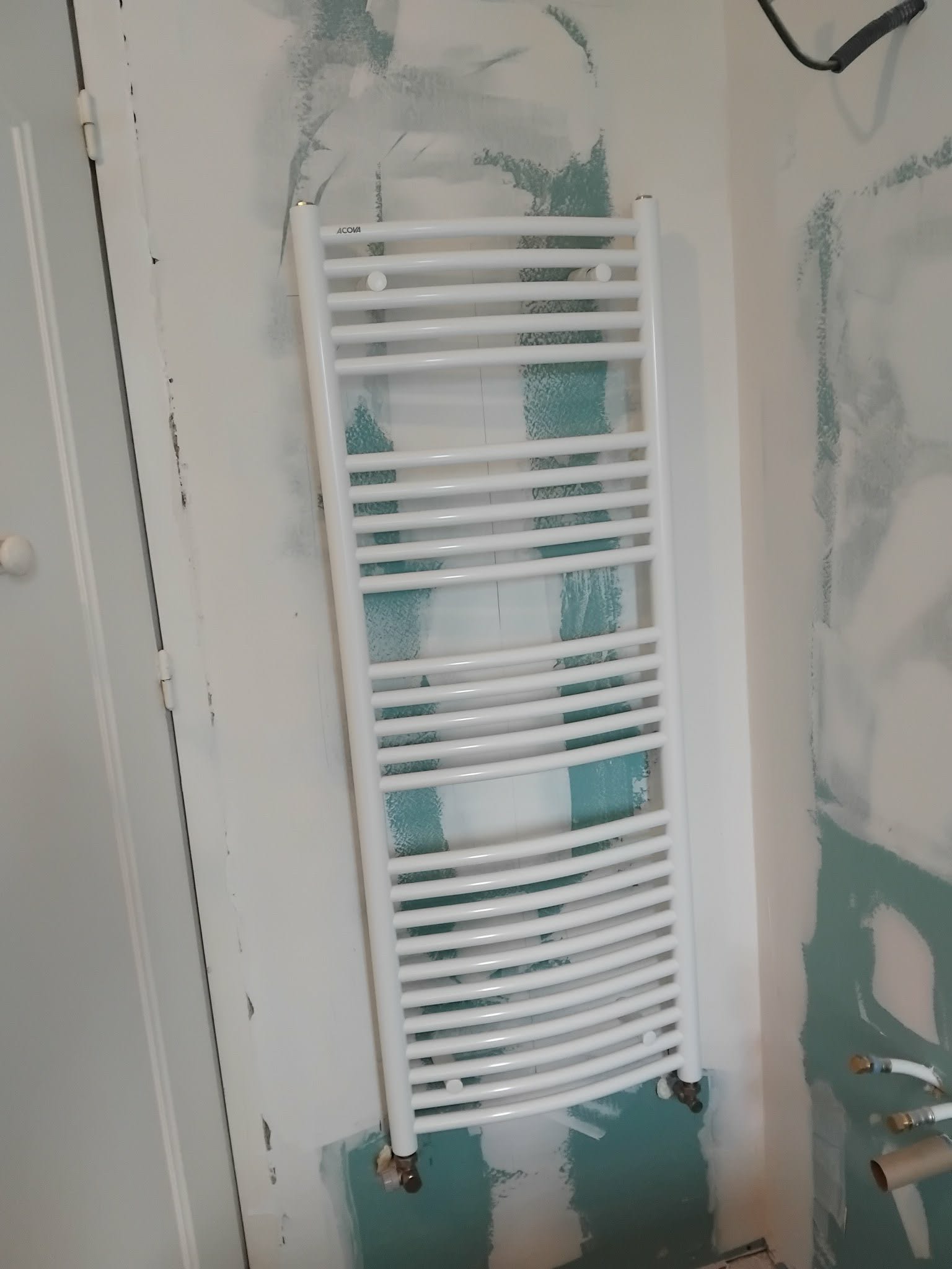 Installation séche serviette